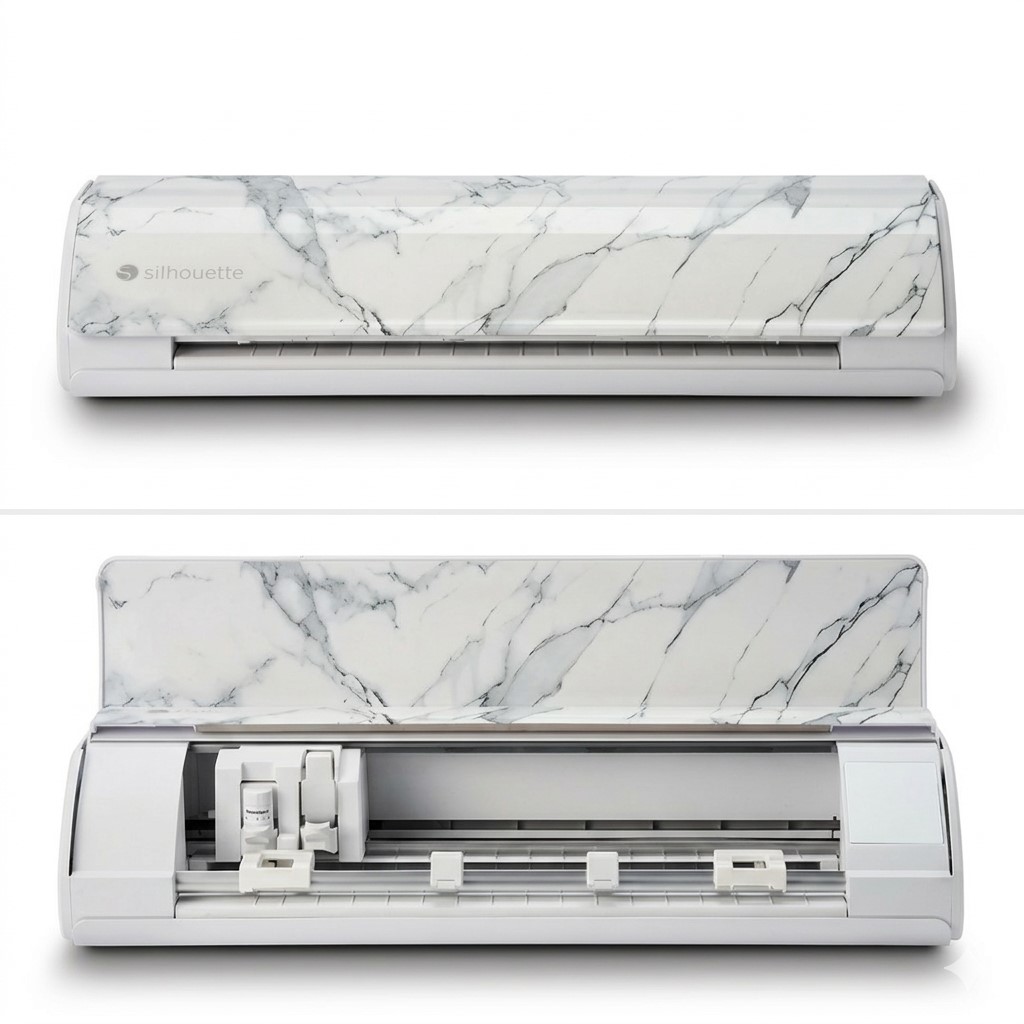SILHOUETTE CAMEO 5 ALPHA BLANCO CARRARA